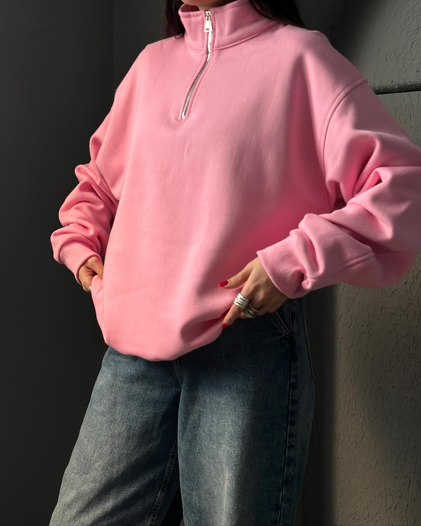 نیم زیپ بیسیک ساده